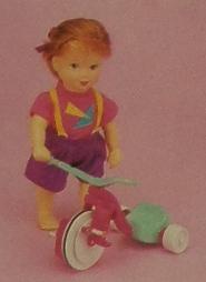Galoob - Bouncin' Kids - Cyclin' Kid and her Bike - Poupée